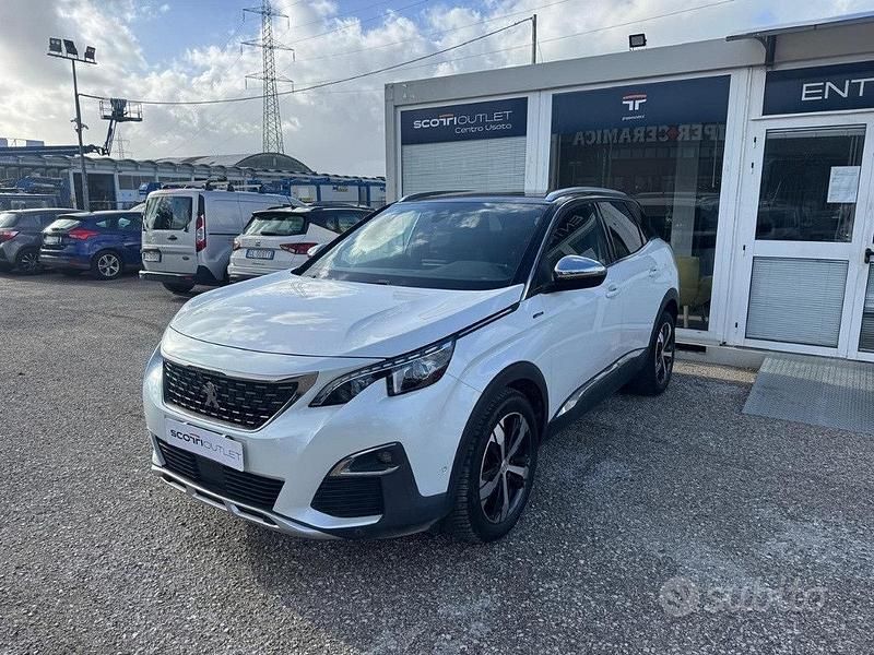 Usata Peugeot 3008 GT-line 120 CV (88 kW) 2017 Bianco SUV