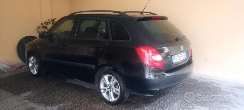 Usata Skoda Fabia 64 CV (47 kW) 2010 Nero Berlina