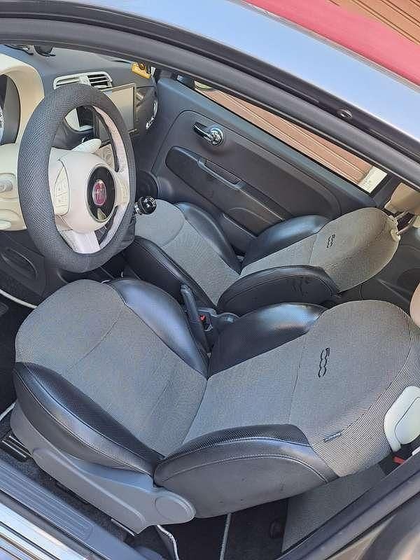 Usata Fiat 500C Pop 101 CV (74 kW) 2011 Argento Cabrio