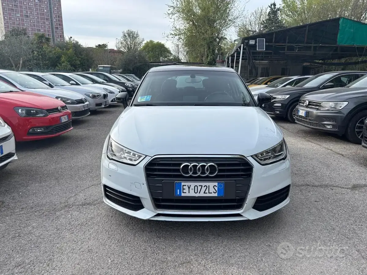 Usata Audi A1 116 CV (85 kW) 2015 Bianco Utilitaria