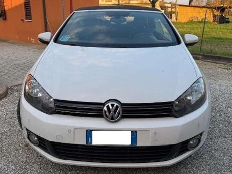 Usata VW Golf Cabriolet 105 CV (77 kW) 2012 Bianco Cabrio