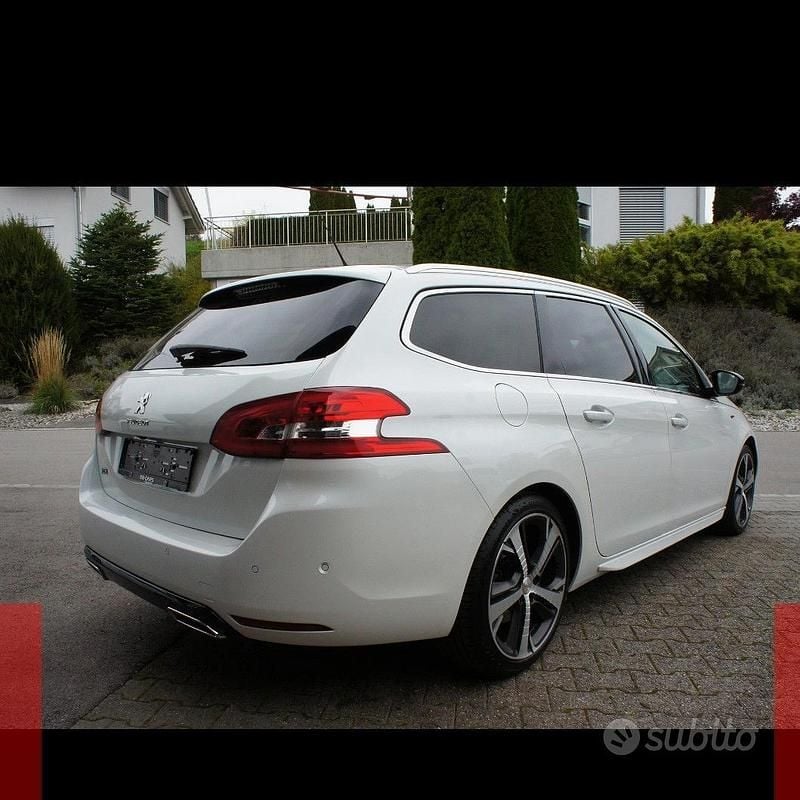 Usata Peugeot 308 GT-line 150 CV (110 kW) 2017 Bianco Station wagon