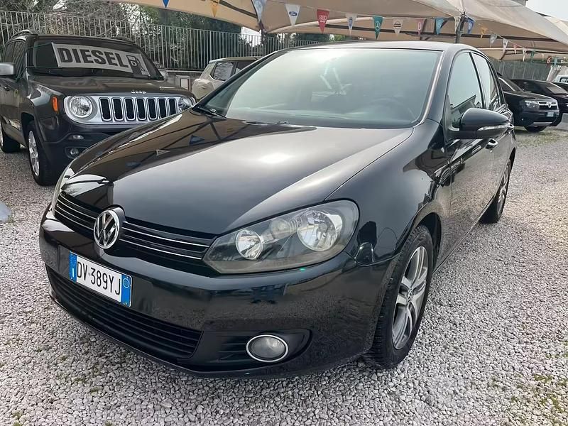 Usata VW Golf VI Comfortline 101 CV (74 kW) 2009 Nero Utilitaria
