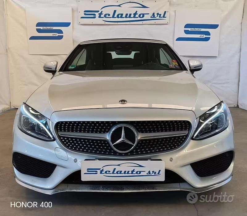 Usata Mercedes C220 Premium 170 CV (125 kW) 2018 Grigio Cabrio