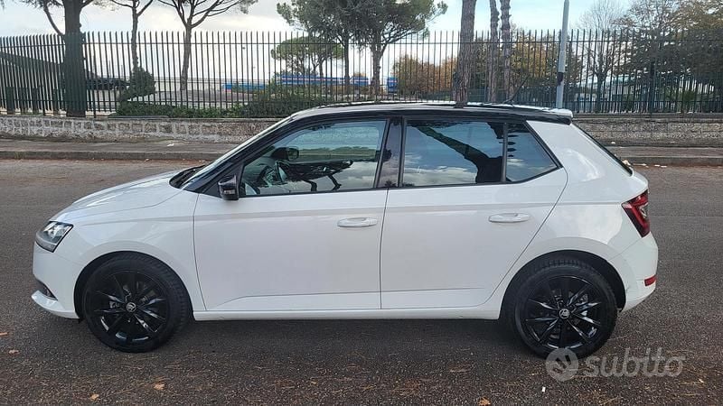 Usata Skoda Fabia 95 CV (69 kW) 2018 Bianco Berlina
