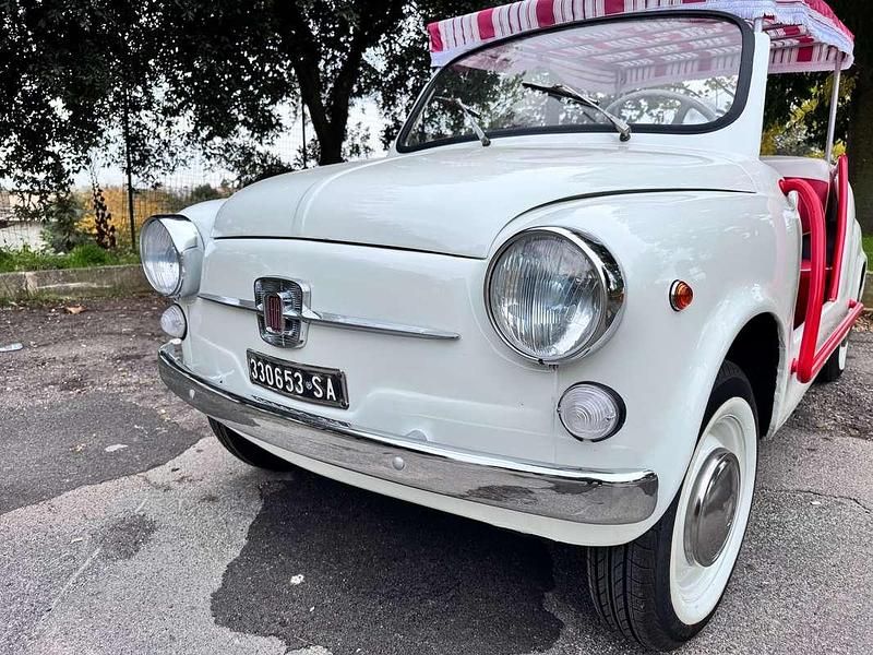 Usata Fiat 600D 29 CV (21 kW) 1967 Bianco Cabrio