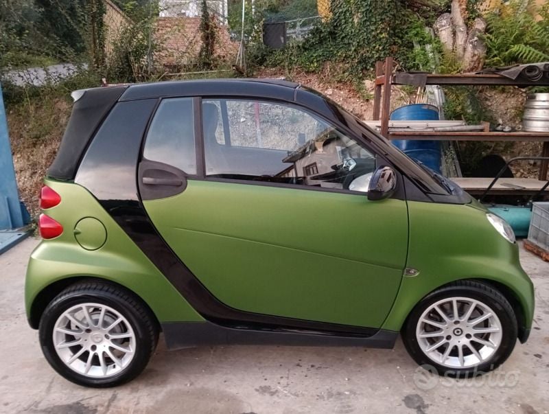 Usata Smart ForTwo Cabrio 84 CV (61 kW) 2007 Verde Cabrio