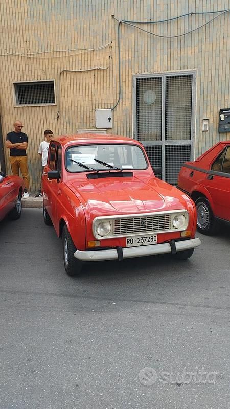 Usata Renault R4 33 CV (24 kW) 1987 Rosso Utilitaria
