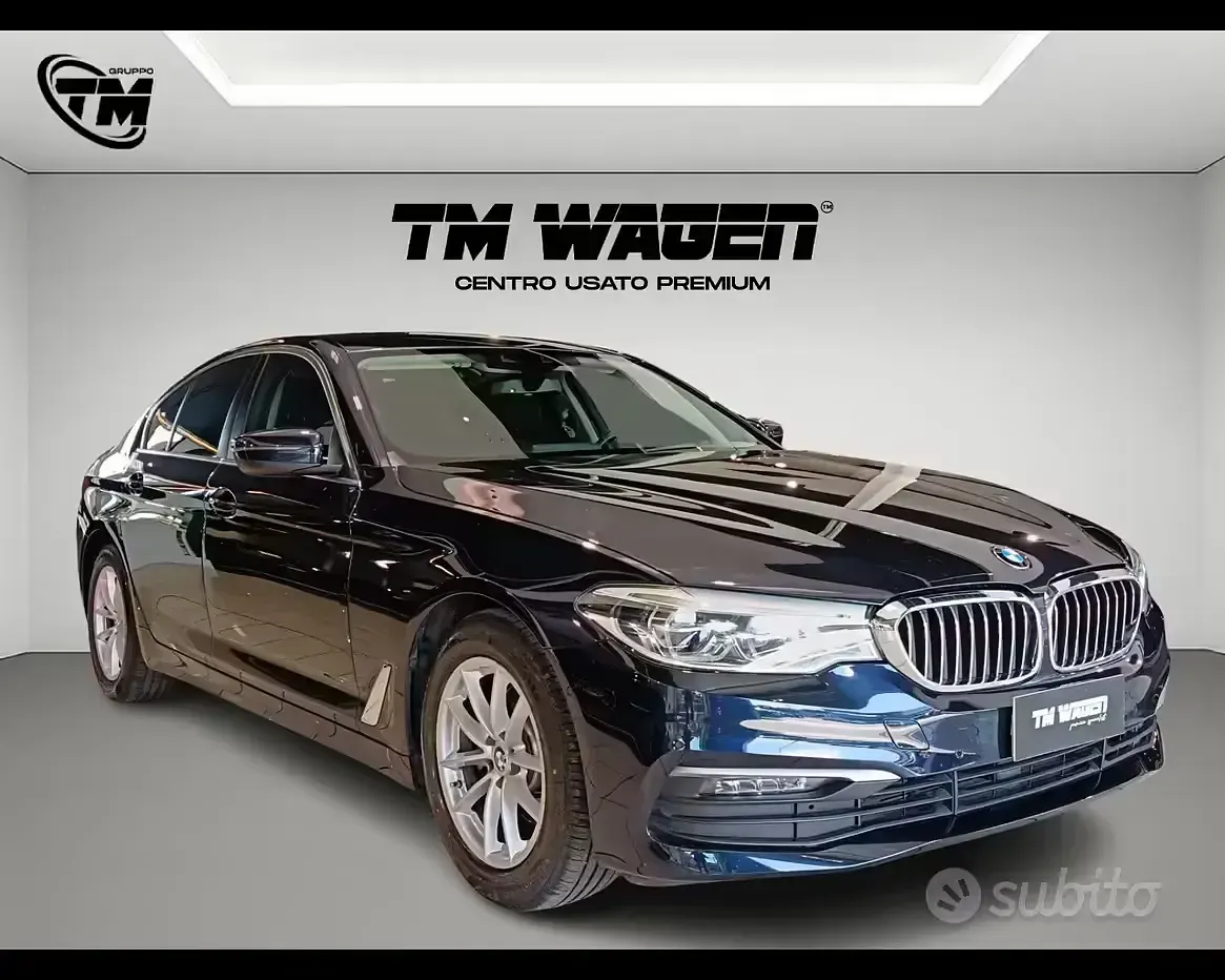 Usata BMW 520 Efficient Dynamics 190 CV (139 kW) 2021 Blu Berlina