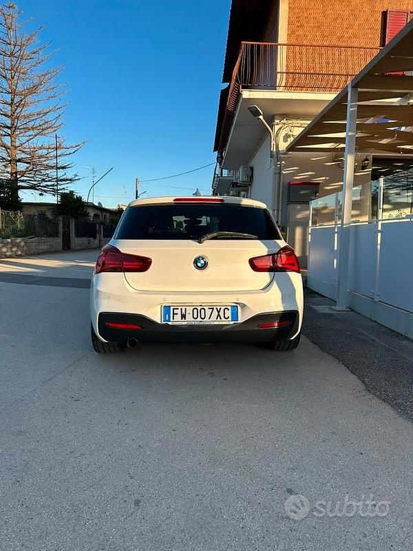 Usata BMW 116 M Sport 116 CV (85 kW) 2019 Bianco Utilitaria