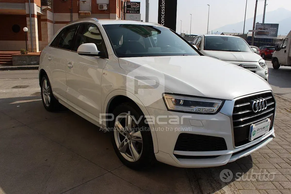 Usata Audi Q3 S-Line 150 CV (110 kW) 2017 Bianco SUV