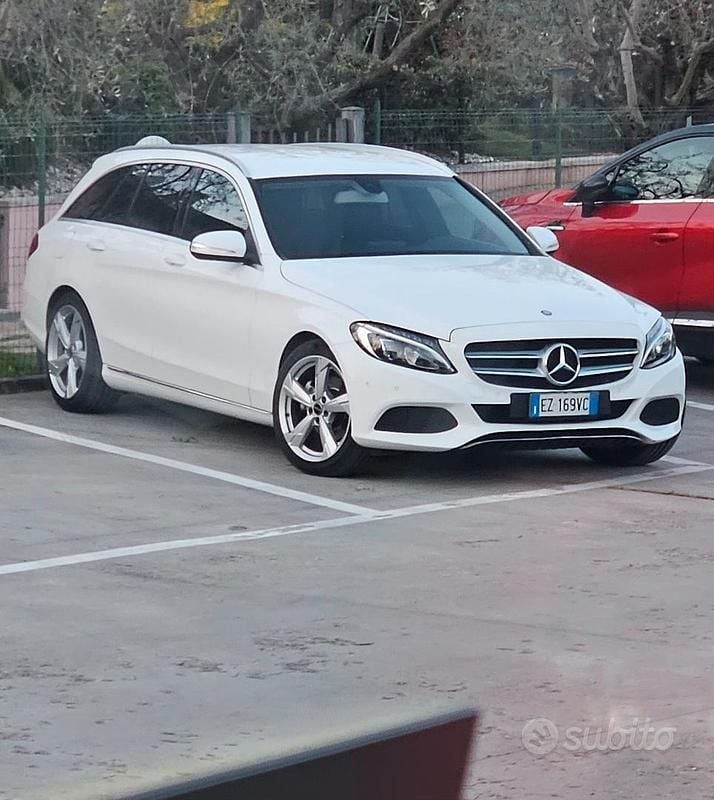 Usata Mercedes C220 170 CV (125 kW) 2015 Bianco Berlina