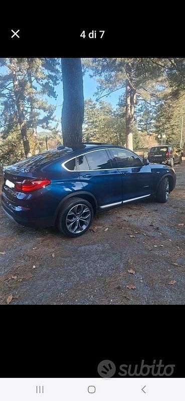 Usata BMW X4 258 CV (189 kW) 2014 Blu SUV