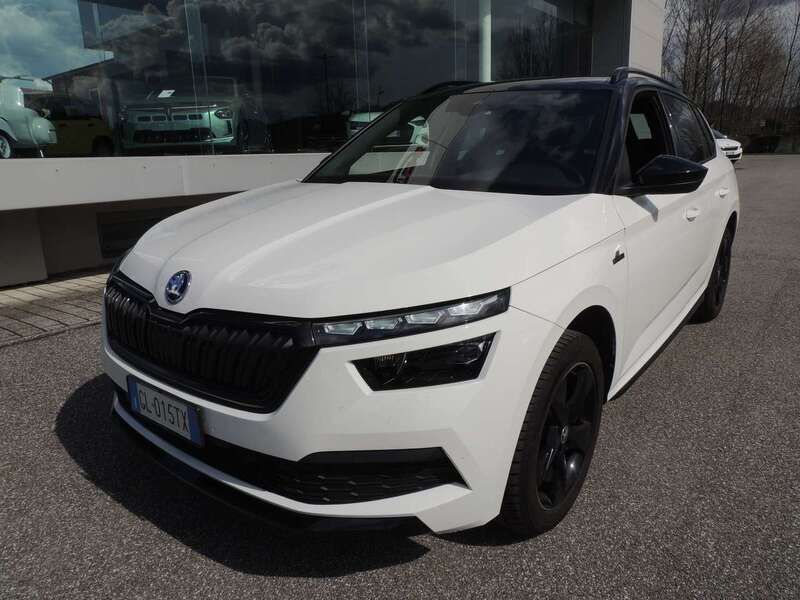 Bianco Usata 2022 Skoda Kamiq Monte Carlo SUV | 17.900 € (Cara) - Immagine 1/4
