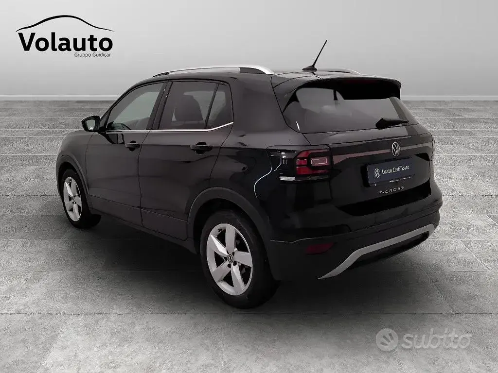 Usata VW T-Cross Advance 110 CV (80 kW) 2023 Nero SUV