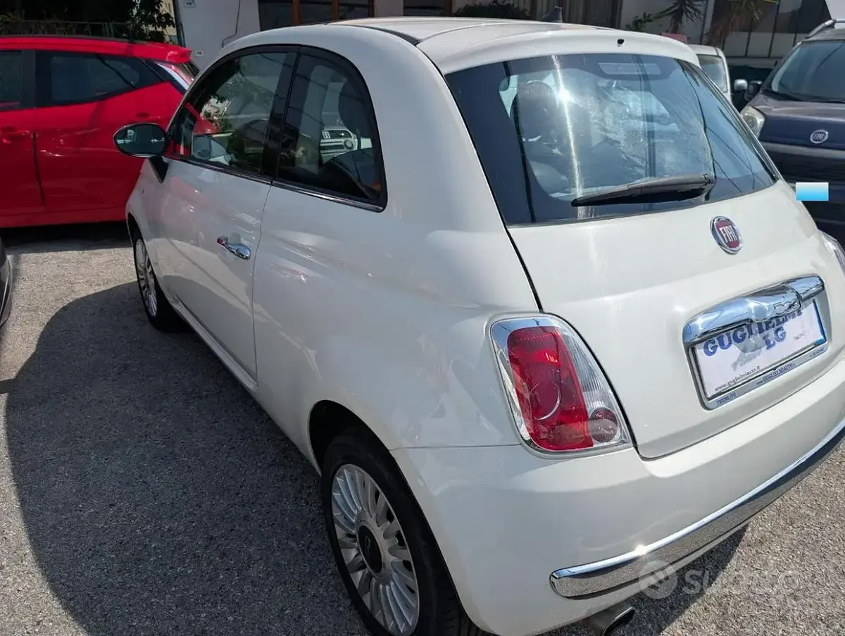 Usata Fiat 500 Lounge 69 CV (50 kW) 2013 Bianco Utilitaria