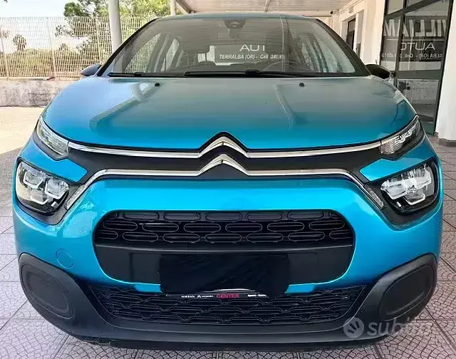 Usata Citroën C3 Feel 83 CV (61 kW) 2021 Verde acqua Utilitaria