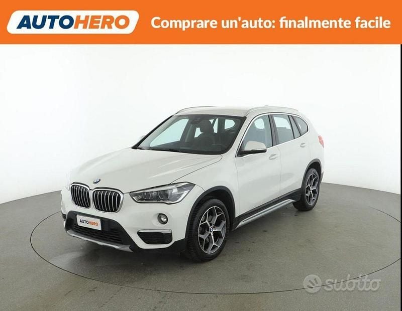 Usata BMW X1 xLine 150 CV (110 kW) 2017 Bianco SUV