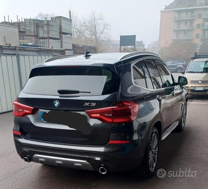 Usata BMW X3 Luxury Line 190 CV (139 kW) 2018 Nero SUV