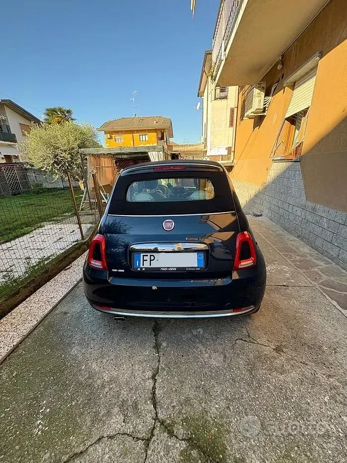 Usata Fiat 500 2018 Blu Cabrio