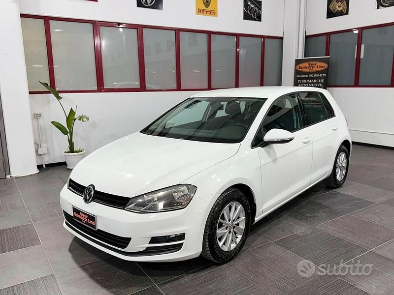 Usata VW Golf VII 105 CV (77 kW) 2015 Bianco Berlina