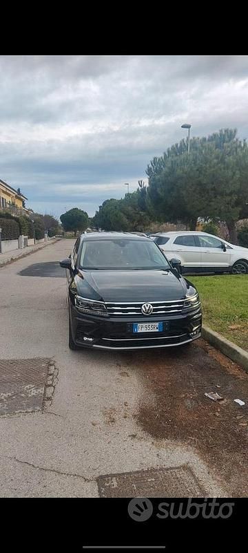 Usata VW Tiguan Allspace 150 CV (110 kW) 2018 Blu SUV