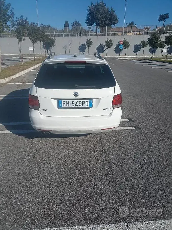 Usata VW Golf VI 140 CV (102 kW) 2011 Bianco Utilitaria