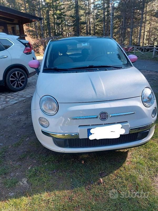 Usata Fiat 500 2009 Bianco Cabrio