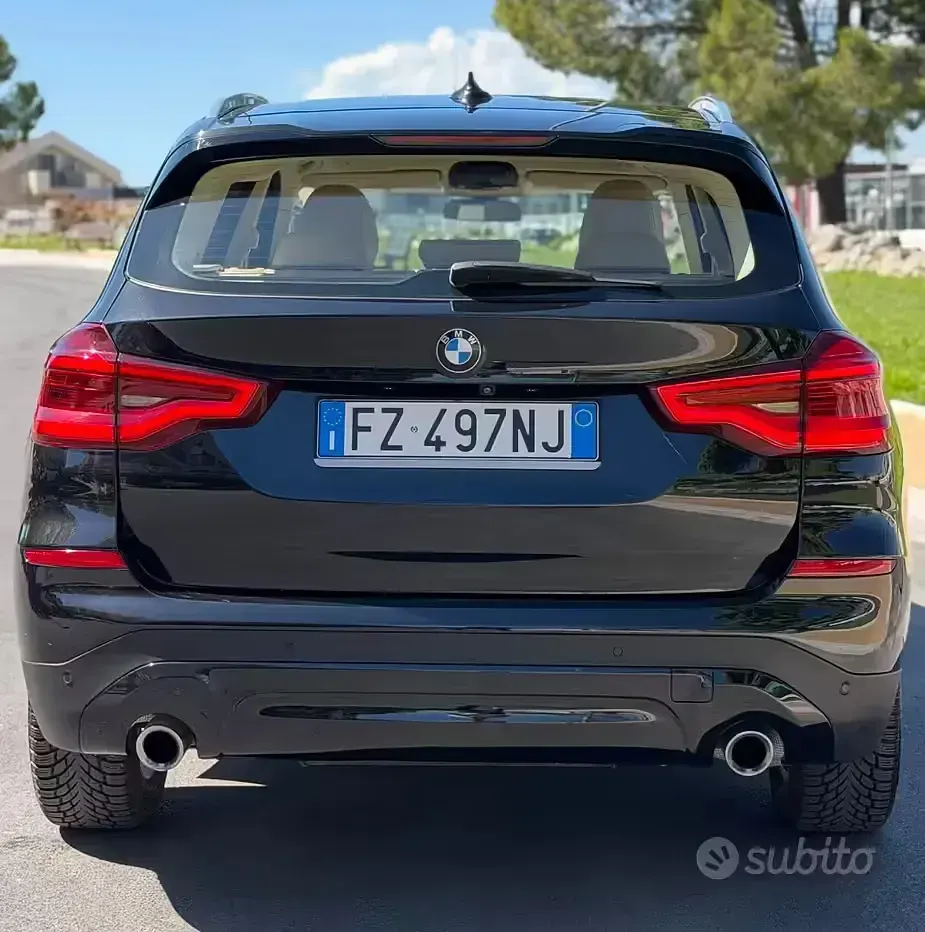 Usata BMW X3 Advantage 249 CV (183 kW) 2019 Nero SUV