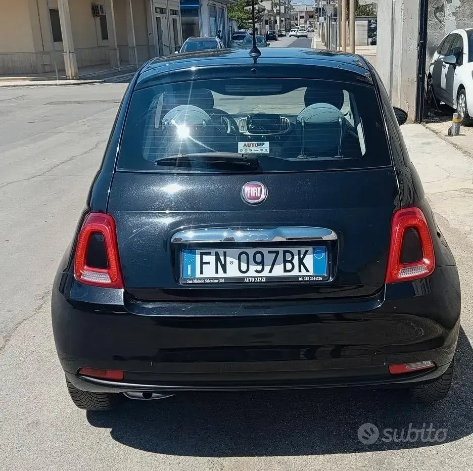 Usata Fiat 500 69 CV (50 kW) 2018 Nero Utilitaria