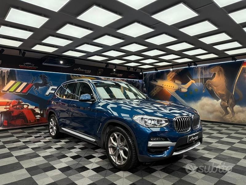 Usata BMW X3 Luxury Line 190 CV (139 kW) 2020 Blu SUV