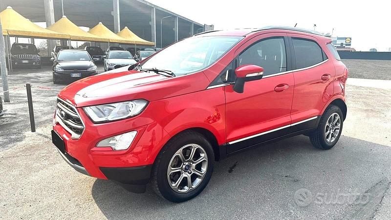 Usata Ford Ecosport 100 CV (73 kW) 2019 Rosso SUV