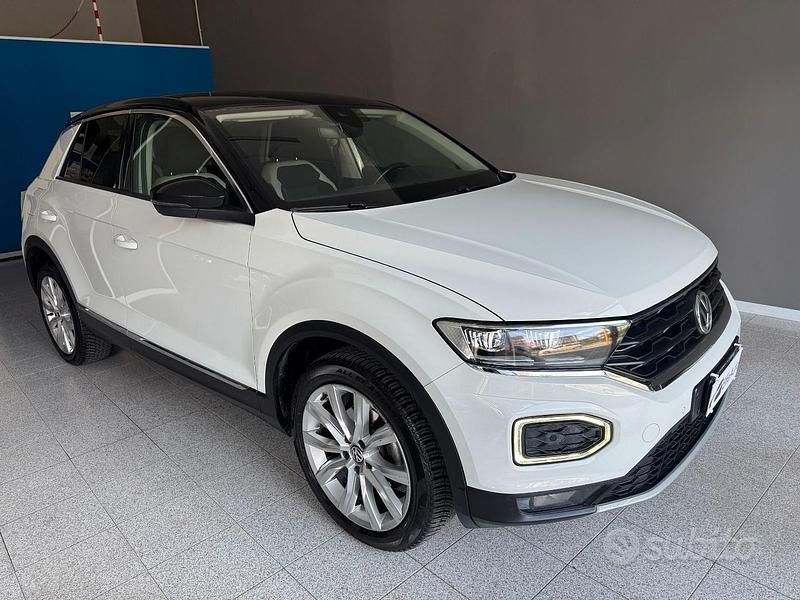 Usata VW T-Roc Advance 116 CV (85 kW) 2019 Bianco SUV