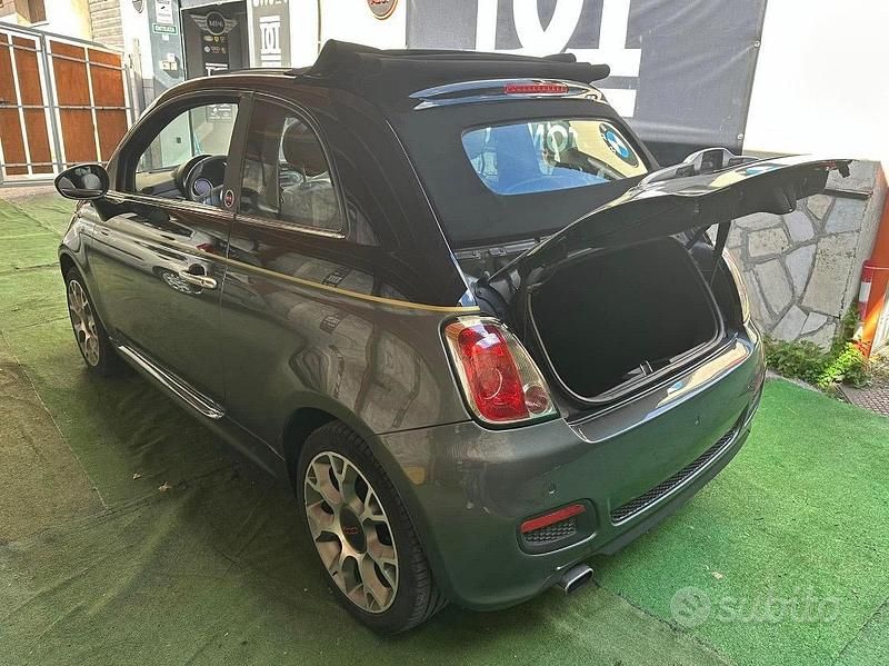 Usata Fiat 500C Lounge 69 CV (50 kW) 2014 Grigio Cabrio