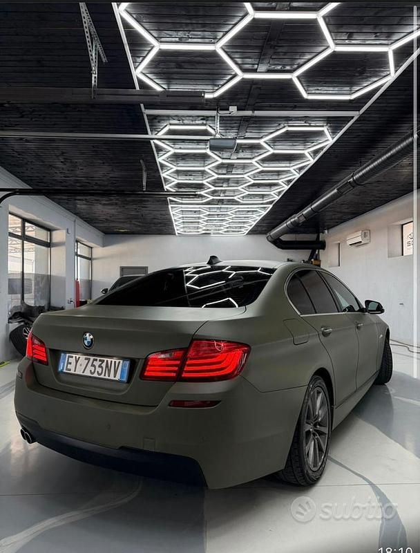 Usata BMW 520 Efficient Dynamics 190 CV (139 kW) 2015 Verde Berlina
