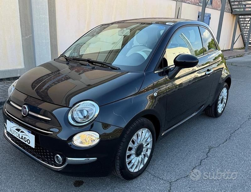 Usata Fiat 500 Lounge 85 CV (62 kW) 2018 Nero Berlina