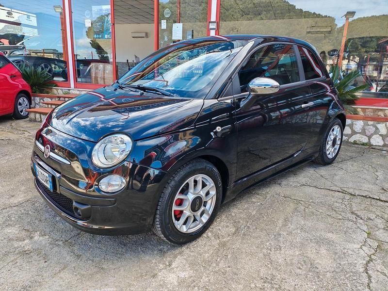 Usata Fiat 500 Lounge 95 CV (69 kW) 2012 Nero Berlina