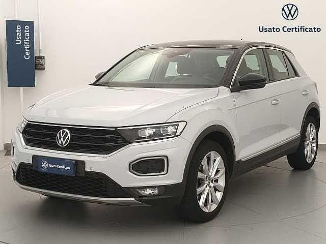 Argento Usata 2021 VW T-Roc Advance SUV | 22.900 € (Buon prezzo) - Immagine 1/4