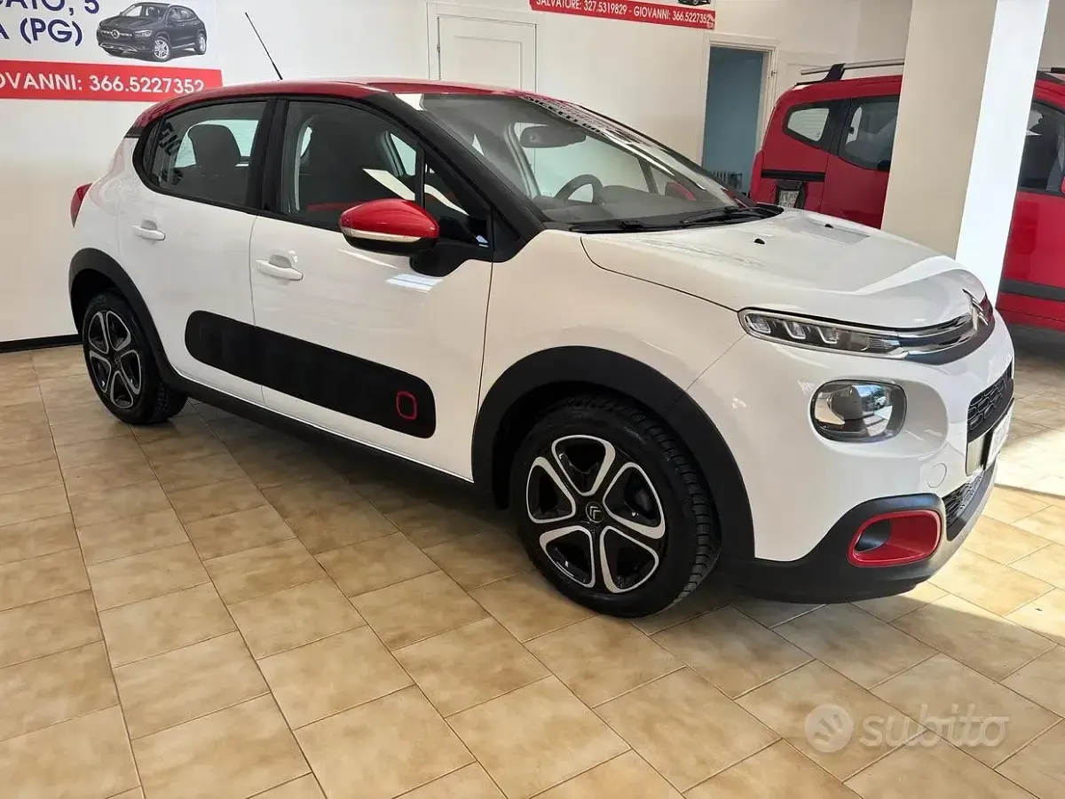 Usata Citroën C3 75 CV (55 kW) 2017 Bianco Berlina