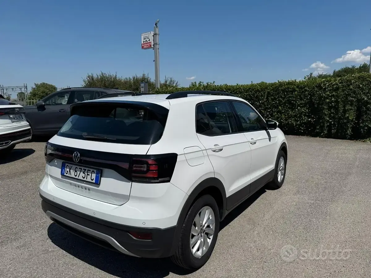 Usata VW T-Cross Style 110 CV (80 kW) 2022 Bianco SUV