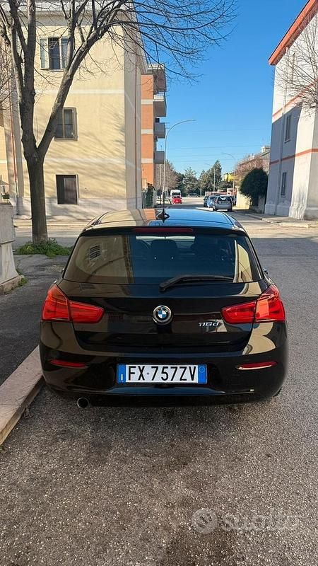 Usata BMW 116 2018 Nero Utilitaria