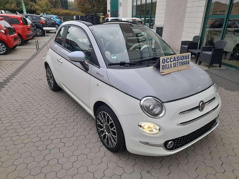 Usata Fiat 500C Dolcevita 69 CV (50 kW) 2021 Bianco Cabrio