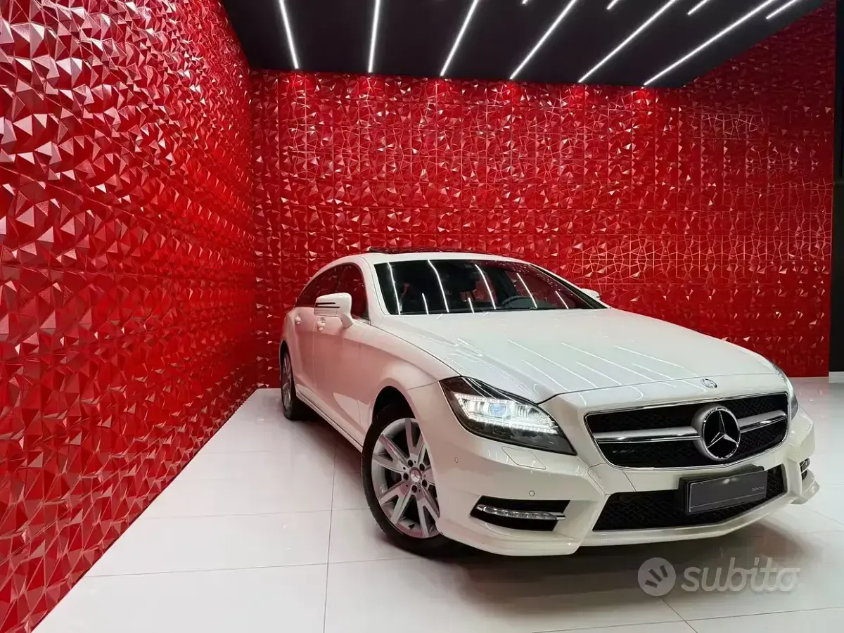 Usata Mercedes CLS350 265 CV (194 kW) 2013 Bianco Coupé