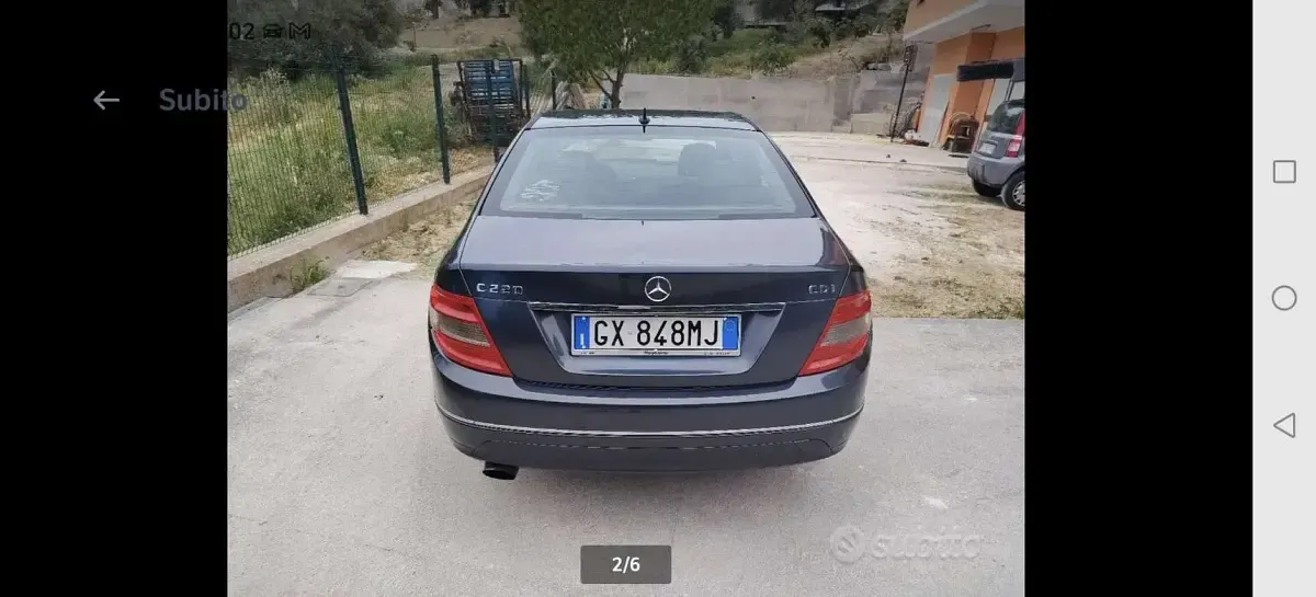 Usata Mercedes C220 Avantgarde 170 CV (125 kW) 2008 Berlina