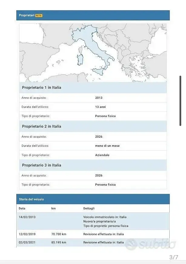 Usata Ford B-MAX Titanium 95 CV (69 kW) 2013 Bianco Monovolume