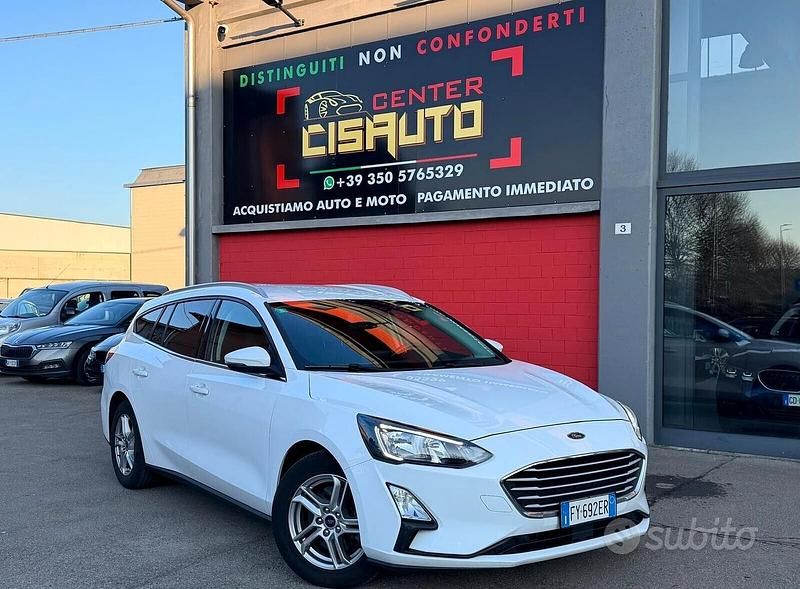 Usata Ford Focus ST-Line 120 CV (88 kW) 2019 Bianco Station wagon