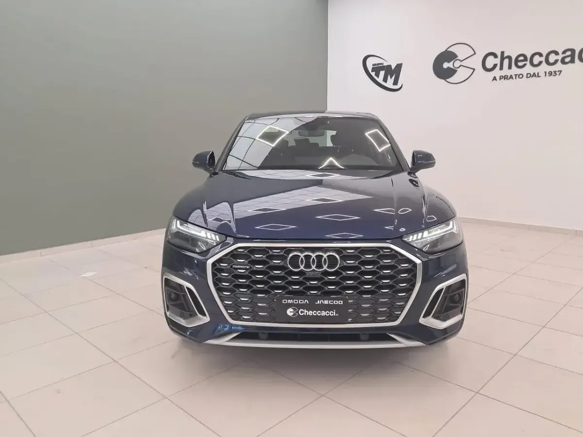Usata Audi Q5 Sportback S-Line 204 CV (150 kW) 2021 Blu SUV