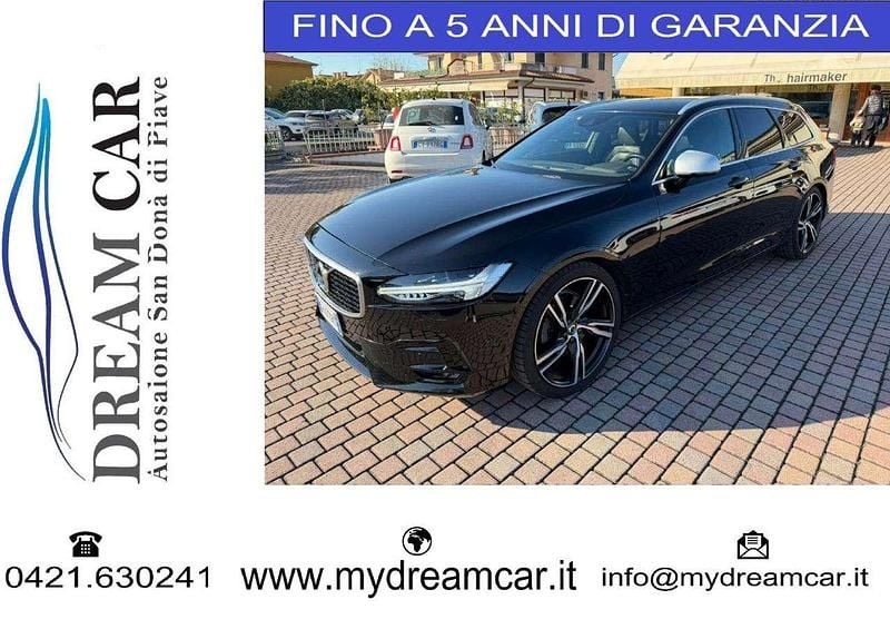 Usata Volvo V90 R-Design 190 CV (139 kW) 2017 Nero Station wagon