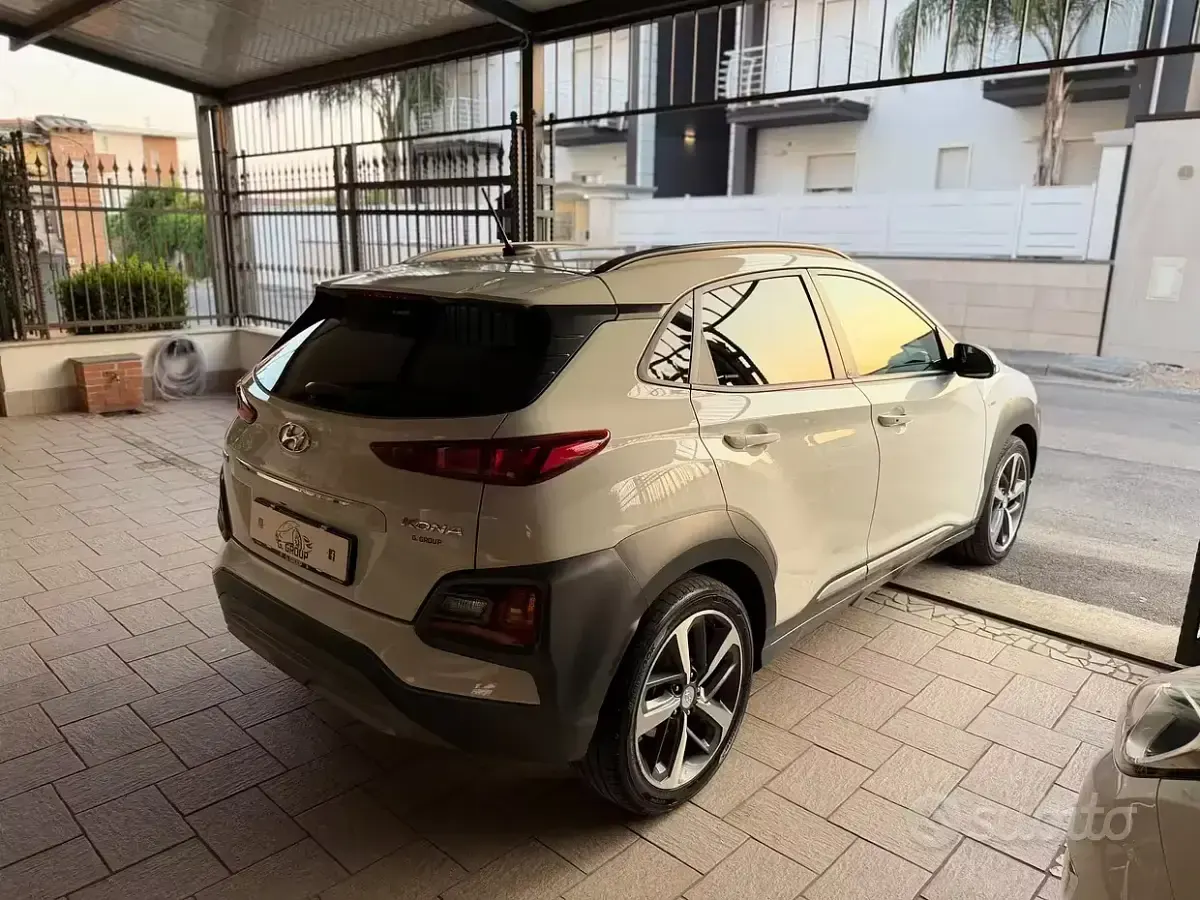 Usata Hyundai Kona Style 136 CV (100 kW) 2019 Bianco SUV
