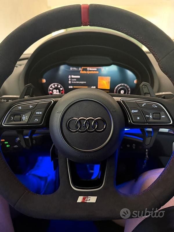 Usata Audi A3 S-Line 150 CV (110 kW) 2019 Blu Berlina